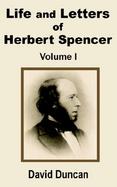 Life and Letters of Herbert Spencer cover