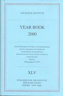 Leo Baeck Institute Yearbook 2000 (volume45) cover
