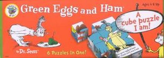 Green Eggs and Ham Puzzle A Cube Puzzle I Am  6 Puzzles in One cover