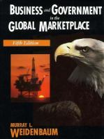 Business and Government in the Global Market Place cover