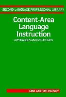 Content-Area Language Instruction: Approaches and Strategies cover