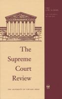 1992 The Supreme Court Review cover