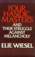 Four Hasidic Masters and Their Struggle Against Melancholy cover