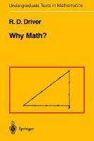 Why Math cover
