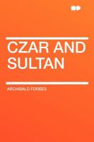 Czar and Sultan cover