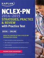 NCLEX-PN 2014-2015 Strategies, Practice, and Review with Practice Test cover