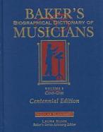 Baker's Biographical Dictionary of Musicians cover