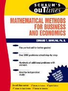 Schaum's Outline of Theory and Problems of Mathematical Methods for Business and Economics cover