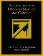 Accounting for Decision Making and Control cover