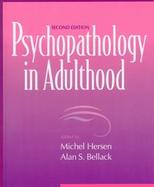 Psychopathology in Adulthood cover