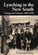 Lynching in the New South Georgia and Virginia, 1880-1930 cover