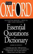 The Oxford Essential Quotations Dictionary cover