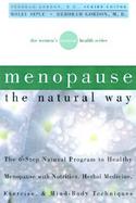 Menopause the Natural Way cover