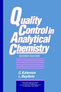 Quality Control in Analytical Chemistry cover