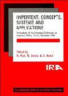 Hypertext Concepts, Systems and Applications  Proceedings of the 1st European Conference on Hypertext, Inria, France, November 1990 cover