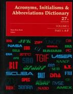 Acronyms, Initialisms & Abbreviations Dictionary cover
