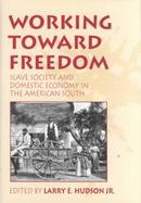 Working Toward Freedom Slave Society and Domestic Economy in the American South cover