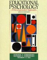 Educational Psychology: A Developmental Approach cover