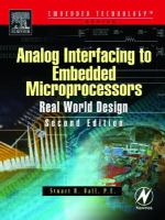 Analog Interfacing to Embedded Microprocessor Systems cover