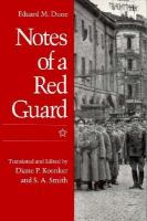 Notes of a Red Guard cover