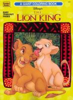 Lion King Giant Color and Activity Book #1 cover