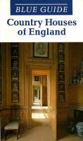 Blue Guide Country Houses of England cover