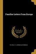 Familiar Letters from Europe cover
