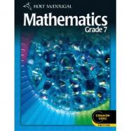 Holt McDougal Mathematics Common Core 2012 (Grade 7) cover
