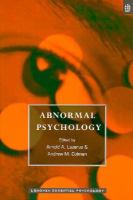 Abnormal Psychology cover