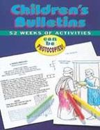Children's Bulletins 52 Weeks Of Activities cover