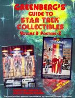 Greenberg's Guide to Star Trek Collectibles: R-Z cover