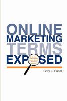 Online Marketing Terms Exposed Understand the Lingo of Online Search Marketing Experts cover