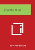 A Priestess of Isis cover