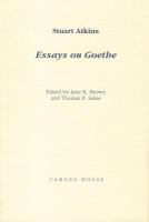 Essays on Goethe cover