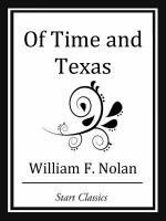Of Time and Texas cover