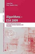 Algorithms - Esa 2009 17th Annual European Symposium, Copenhagen, Denmark, September 7-9, Proceedings cover