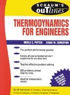 Schaum's Outline Thermodynamics for Engineers cover