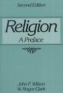 Religion A Preface cover