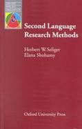 Second Language Research Methods cover