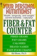 Your Personal Nutritionist Fiber and Fat Counter cover