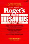 The New American Roget's College Thesaurus in Dictionary Form cover