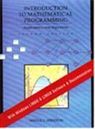 Intro to Mathmatical Programing Windows Software Package cover