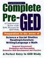 Contemporary's Complete Pre-GED cover