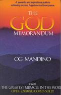 The God Memorandum cover