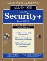 CompTIA Security+ All-in-One Exam Guide 3/E Exam SY0-301 cover
