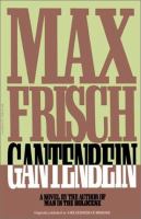 Gantenbein A Novel cover