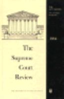 The Supreme Court Review 1984 cover