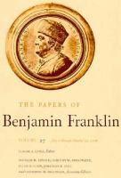 Papers of Benjamin Franklin July 1-October 31, 1778 (volume27) cover