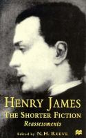 Henry James the Shorter Fiction Reassessments cover