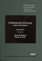 Cases and Materials on Corporation Finance cover